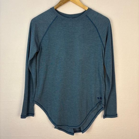 Under Armour Blue Long Sleeve Tee with Open Racerback - Picture 1 of 6